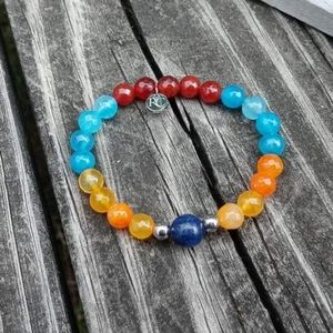 New Rustic Cuff Multi Color Ashley Beaded Bracelet